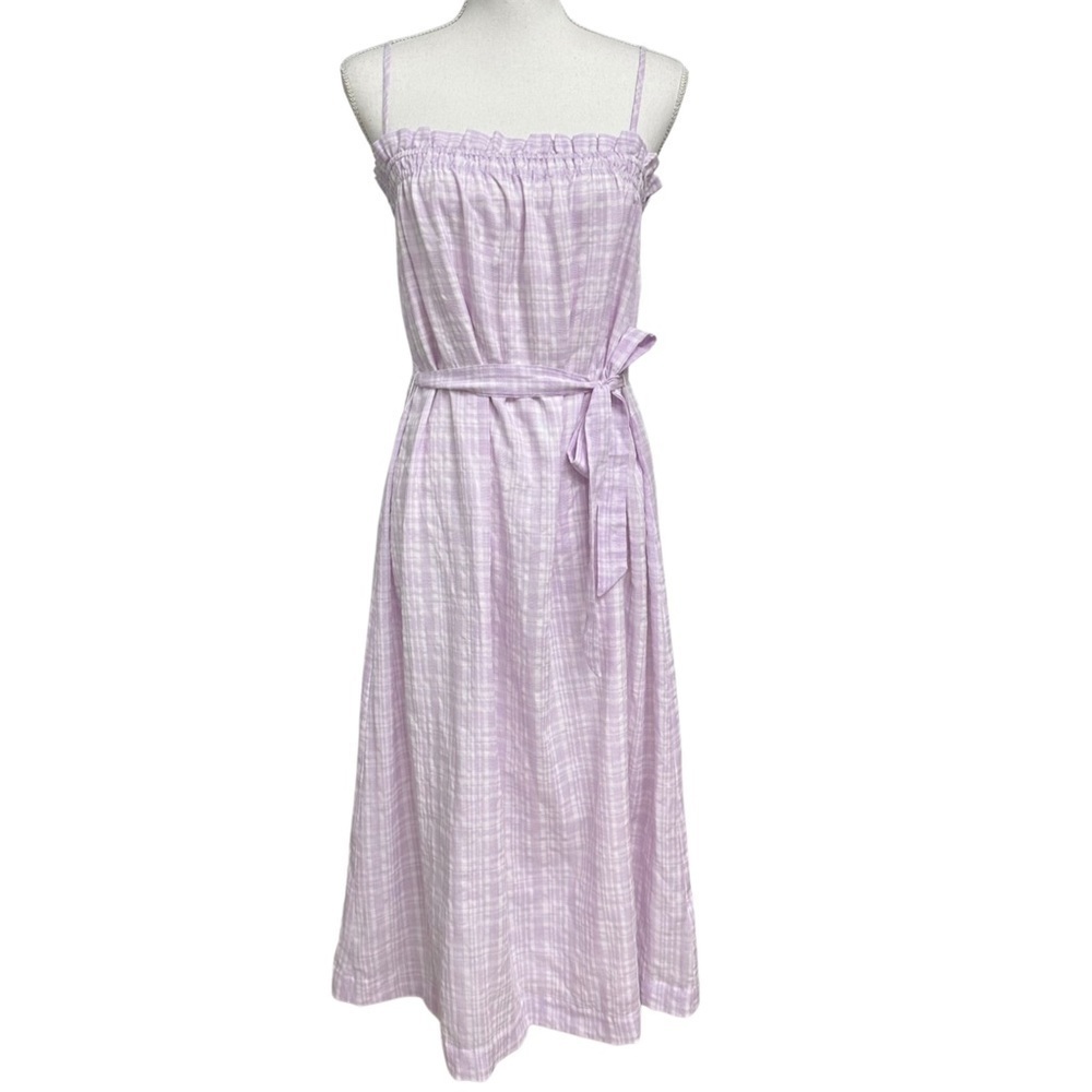 NWT Lulu’s Dress Lavender Plaid Ruffled Top
Midi Dress Size Medium - Picture 2 of 7